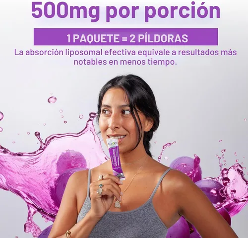 Vista 8 de Aurora Nutrascience Micro-Pack Glutatión liposomal, 10 paquetes