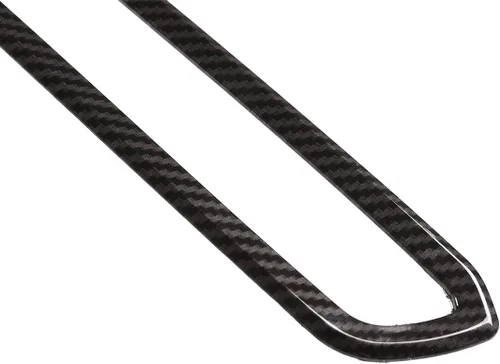Vista 9 de Marco de ajuste de volumen de consola central de automóvil de material ABS para BMW Serie 3 G20 G28 2019 2020 (estilo de fibra de carbono)