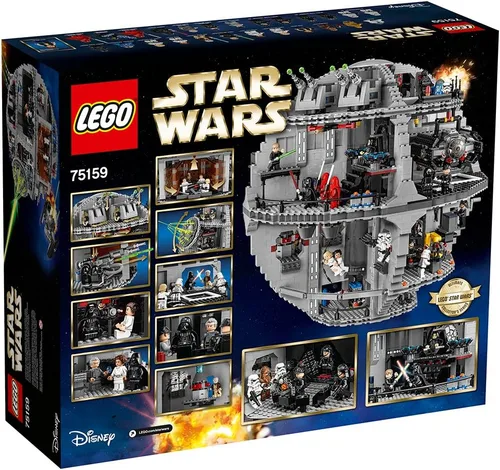 Vista 7 de Set de construcción LEGO Star Wars Death Star 75159 Estación Espacial con minifiguras de Star Wars para niños y adultos (4016 piezas)
