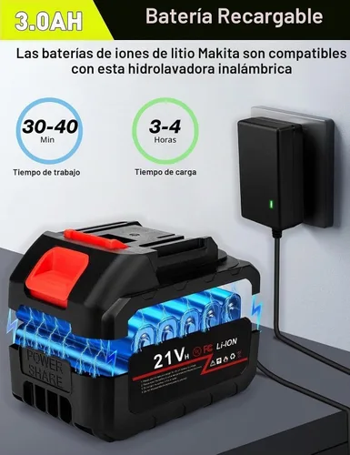 Vista 5 de Lavadora portátil inalámbrica, lavadora eléctrica portátil ligera