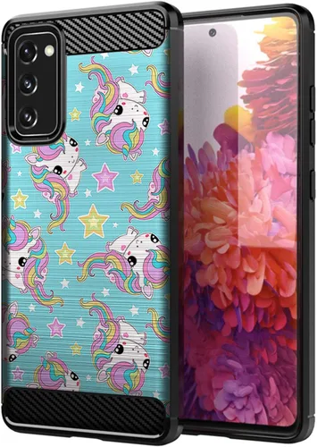 Vista 29 de CasesOnDeck - Carcasa compatible con Samsung Galaxy S20 FE (2020) / S20 FE 5G), color negro