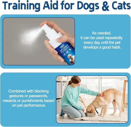 Vista 7 de Spray antimasticable para perros, 4.1 fl oz, manzana amarga, eficaz spray antimasticable para perros, protege muebles, pertenencias y previene