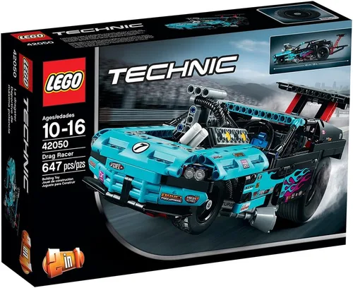 Vista 5 de Coche de juguete de Lego Technic Drag Racer 42050