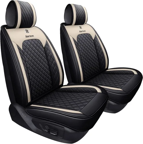 Vista 15 de 2 fundas de asiento delantero para mujer, de cuero, impermeables, universales para Ford Fusion Focus Edge, Beetle, Kia Soul C300 CC, Hyundai