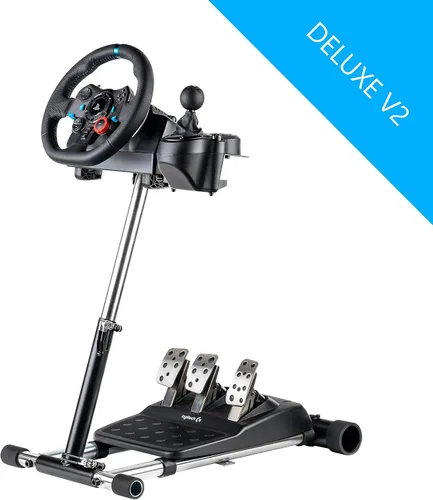 Vista 7 de G29Volante de carreras erguido para Logitech G27G25, G29y G920. Con ruedas. Volante y pedales no incluido.