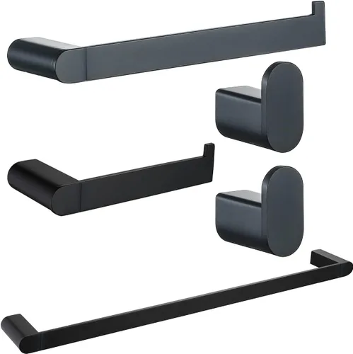 Vista 20 de RANDOM Toallero dorado cepillado de 9 pulgadas, toallero dorado para baño, toallero de cocina y paños de cocina, toallero de acero inoxidable SUS304