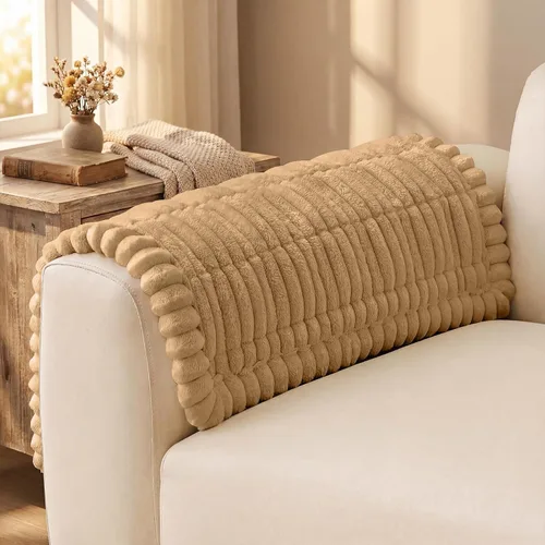 Vista 51 de decorUhome Funda de sofá para perros, funda antideslizante y mullida para sofá, para asiento, respaldo y reposabrazos, protector de sofá suave