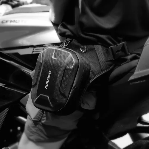 Vista 2 de Bolsa de pierna de motocicleta para hombres y mujeres, bolsa de muslo