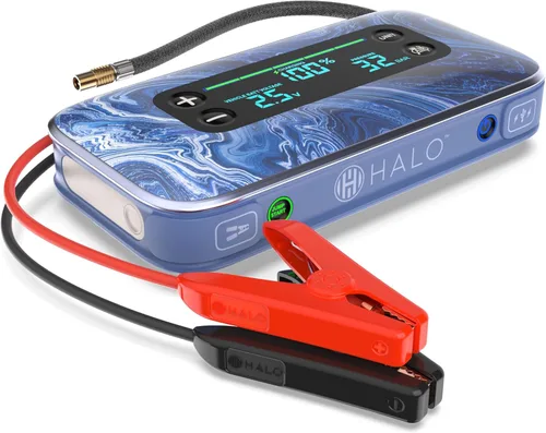 Vista 12 de HALO Bolt AIR Touch 1500A Jump Starter, Air Compressor, Power Bank, LED Light, Black