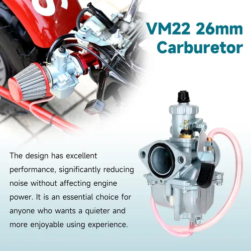 Vista 3 de FVRITO - Carburador de alto rendimiento VM22 de 26 mm para Predator 212cc 196cc Coleman CT200U BT200X Mini Bike KT196 Go Kart GX160 GX200 6.5hp