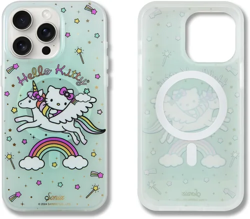 Vista 165 de Sonix x Barbie Funda para iPhone 15 Pro Compatible con MagSafe Probada para caídas de 10 pies Golden Hour
