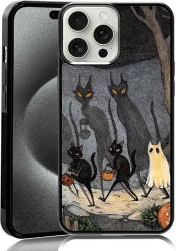 Vista 106 de Elegante funda de teléfono con diseño de gato Marie compatible con iPhone 11, funda de encaje dorado para iPhone, a prueba de golpes, rosa fucsia