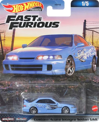 Vista 6 de Hot Wheels Cars, Premium Fast & Furious - Coche fundido a presión a escala 1:64 para coleccionistas inspirados en la franquicia de películas Fast &