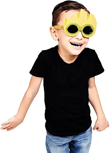 Vista 3 de Sun-Staches Gafas de sol para disfraz de Lil Characters Groot Party Favors UV400 multicolor 8 pulgadas