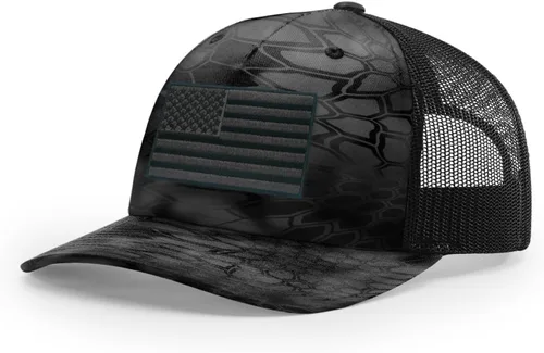 Vista 227 de Joe's USA Richardson 112 - Gorras de camionero con parche gráfico personalizado - Gorras estructuradas de cinco y seis paneles Richardson Premium
