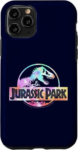Vista 27 de Funda con logotipo para iPhone 16 Jurassic Park Tie Dye Fill