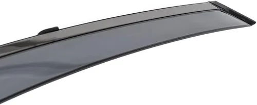 Vista 4 de Wellvisors - Deflectores de viseras de ventana compatibles con Nissan Pathfinder 2022-2023, borde negro With Black Trims, Wind Deflector Rain
