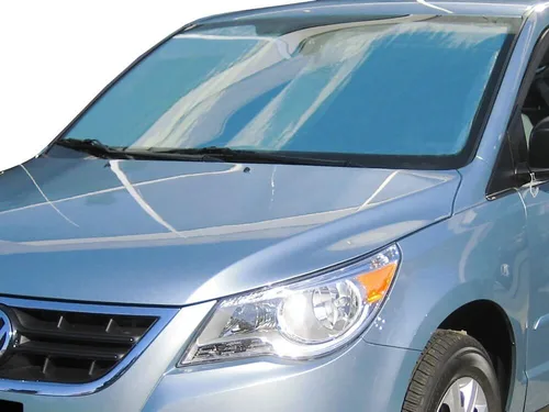 Vista 2 de HeatShield, The Original - Parasol para parabrisas con ajuste personalizado para Volkswagen Routan Minivan 2009, 2010, 2011, 2012, 2013, serie
