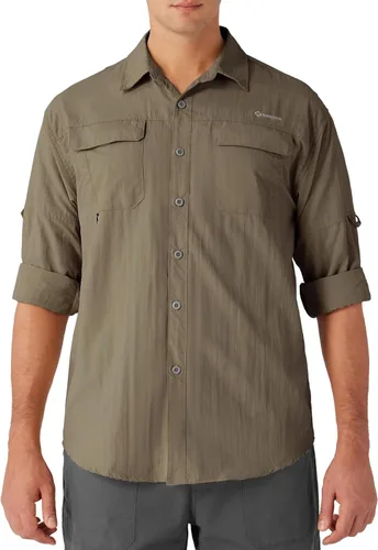 Vista 16 de NAVISKIN Camisas de pesca con protección solar UPF 50+ de manga larga para hombre, PFG para senderismo, viajes, campamento
