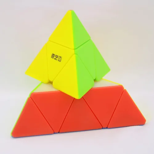 Vista 5 de Bukefuno QY Toys MS Series 3x3 pirámide de velocidad magnética, cubo sin pegatinas QY MS M Pyraminx Mofangge Speed Cube versión 2020