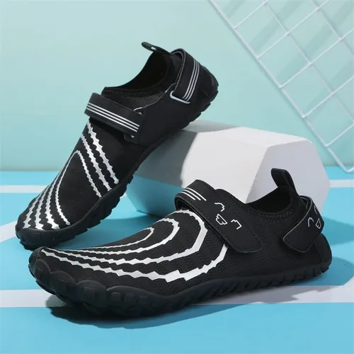 Vista 6 de Zapatos acuáticos transpirables de secado rápido para mujer y hombre, calcetines acuáticos suaves para senderismo, natación, playa, surf, yoga