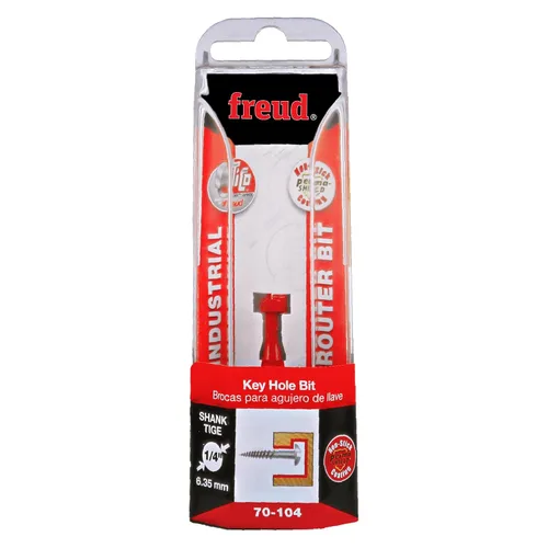 Vista 2 de Freud 70-104: 25/64" (Dia.) Broca de agujero, revestimiento de escudo permanente rojo