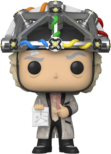 Vista 2 de Funko Pop! & Tee Regreso al futuro - Doc con casco, Adulto S