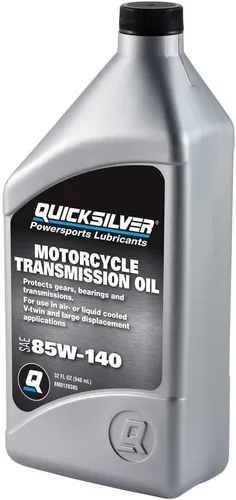 Vista 3 de Quicksilver 8M0128385 85W-140 Aceite de transmisión de motocicleta – 1 Qt.