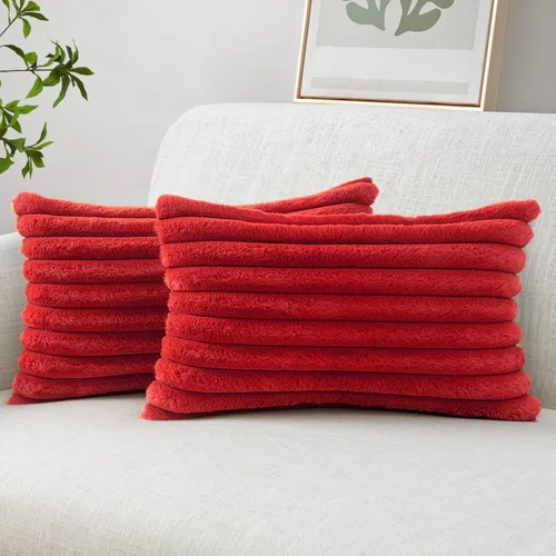 Vista 33 de MIULEE - Juego de 2 fundas de cojín decorativas de piel sintética de 18 x 18 pulgadas, arte moderno francés para el hogar, almohadas suaves