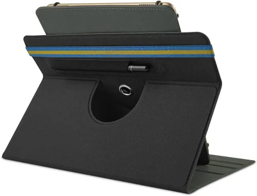 Vista 8 de Funda universal giratoria para tablet de 9 pulgadas de 10 pulgadas, funda protectora universal para Negro