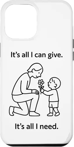 Vista 26 de Child Giving Flower to Parent Minimal Symbolic Love Design Case for iPhone 16