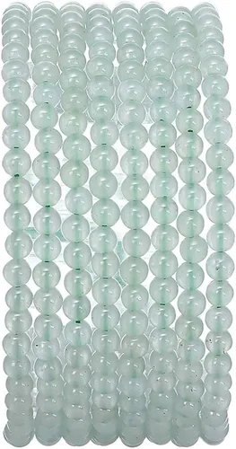 Vista 77 de BEADIA Cuentas redondas de jade africano natural de piedra suelta semipreciosas para hacer joyas 4MM 38cm/hebra