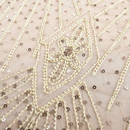 Vista 5 de Vestido largo de Gatsby Flapper con lentejuelas vintage de los años 20 para mujer, vestido formal de boda, noche, vestido de cóctel para fiesta