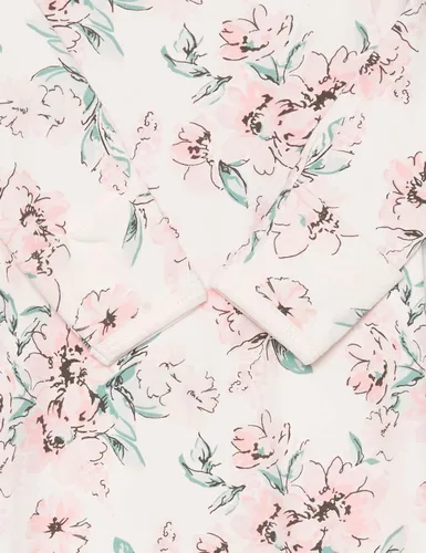Vista 4 de Little Me Conjunto de camisón y gorro de 2 piezas para niñas