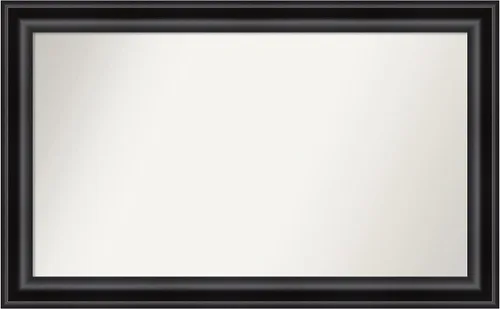 Vista 691 de Amanti Art Espejo personalizado, espejo de baño negro puente, espejo de pared o espejo de tocador de baño sobre el fregadero (26 x 26 pulgadas)
