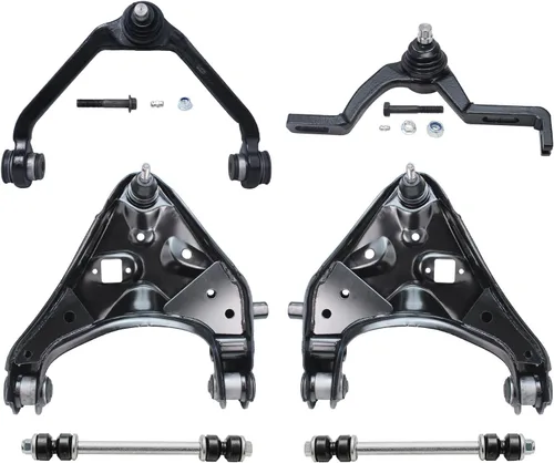 Vista 54 de Detroit Axle - Kit de extremo delantero para Chrysler 300 Dodge Charger 2011-2023 Challenger, 2 Lower Rearward Control Arms 2 Outer Tie Rods 2