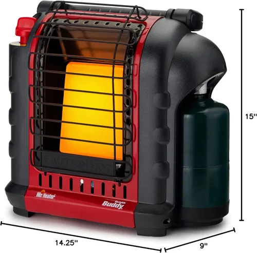 Vista 5 de Mr. Heater Calentador portátil Buddy F232000 (paquete de 2)