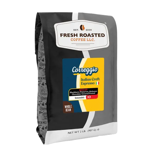 Vista 63 de Fresh Roasted Coffee, Blackbeard's Revenge, 12 onzas, tostado medio, Kosher, grano entero