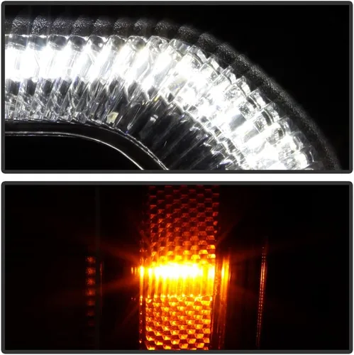 Vista 7 de ACANII - Para [modelo HID/Xenon] 2016 2017 2018 GMC Sierra 1500 LED DRL proyector faro reemplazo - Conductor