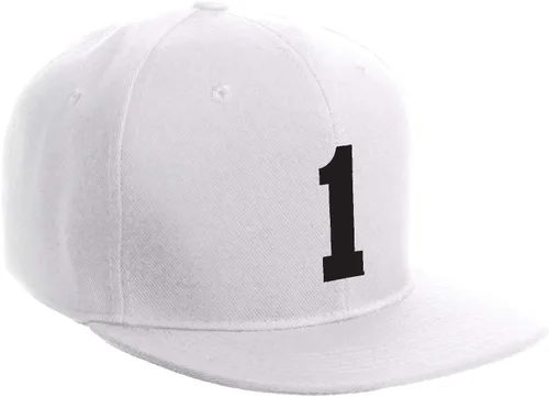 Vista 103 de Número de equipo modificado para requisitos particulares del jugador del color del sombrero del Snapback de la visera plana clásica de la visera