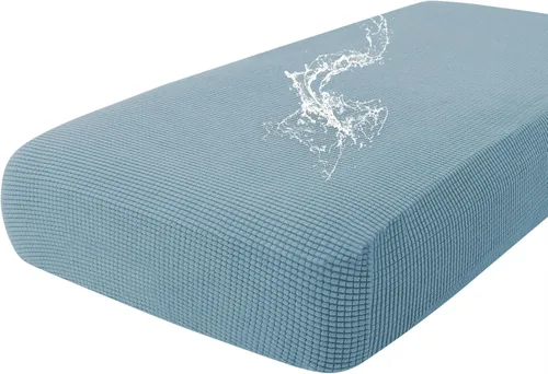 Vista 140 de Fundas impermeables para sofá seccional, fundas de cojín antideslizantes para sofá Ajuste seccional en forma de L, tela jacquard elástica, parte