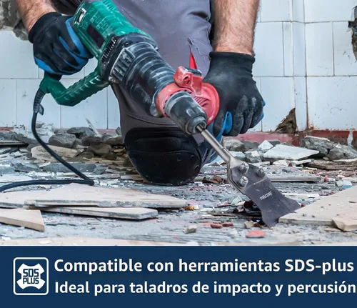 Vista 4 de Firecore - Raspador de piso SDS Plus de 4 x 10 pulgadas, broca de cincel