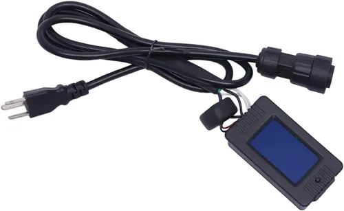 Vista 9 de Inversor solar, inversor de aleación de aluminio de 600 W, inversor de rejilla con pantalla LCD, kit de inversor solar para paneles solares de 30 V