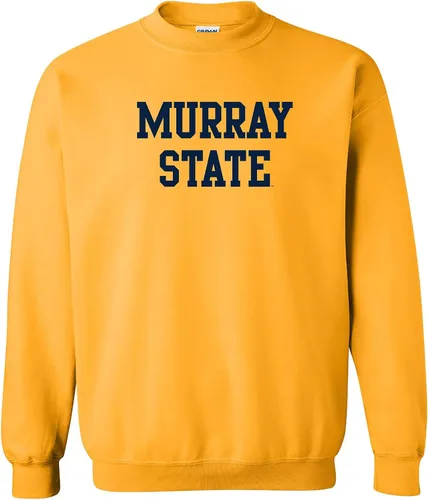 Vista 8 de UGP Campus Apparel NCAA Bloque Básico, Cuello Redondo Color del Equipo, Colegio, Universidad Cremalleras Akron Navy