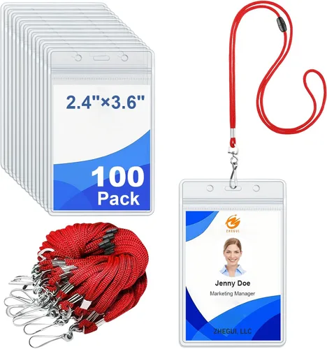 Vista 18 de Paquete de 25 cordones separables para tarjetas de identificación, con Breakaway Negro