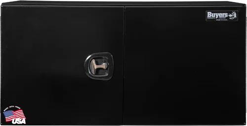 Vista 8 de Buyers Products 1705800 Caja de herramientas para debajo de la carrocería con puerta de granero, 18 x 18 x 24 pulgadas, recubrimiento de polvo