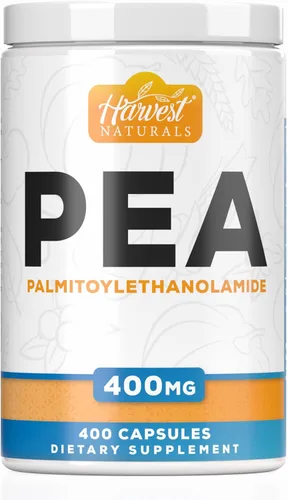 Vista 9 de Cápsulas de palmitoiletanolamida Guisante de 400 mg 60 pastillas Promueve la inflamación natural y el manejo del dolor Ingredientes probados