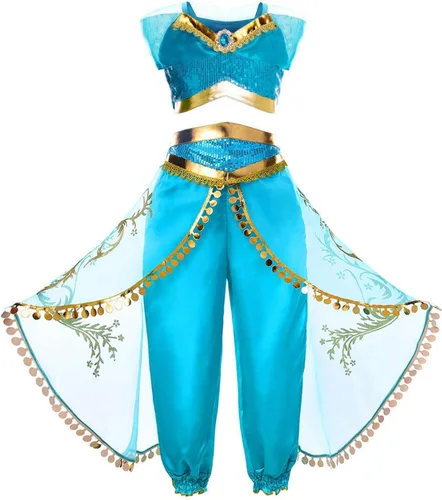 Vista 2 de Disfraz de princesa KuKiee para niña, traje para fiesta temática de Halloween