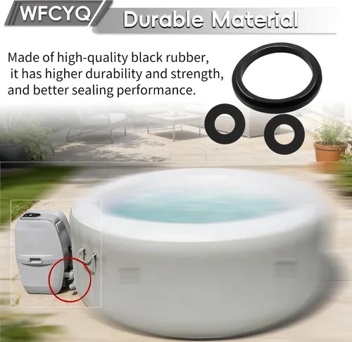 Vista 6 de Kit de juntas A y B/C compatible con SaluSpa Coleman Lay-Z-Spa (3A6BC) Sello contra fugas