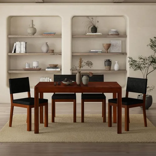 Vista 22 de NTC Flow Mesa de Café Moderna de Madera Rectangular con Cajón Oculto – Resistente al Agua y al Calor, Negro Quemado